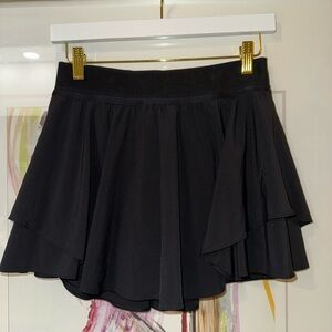 Lululemon Black Court Rival Skirt